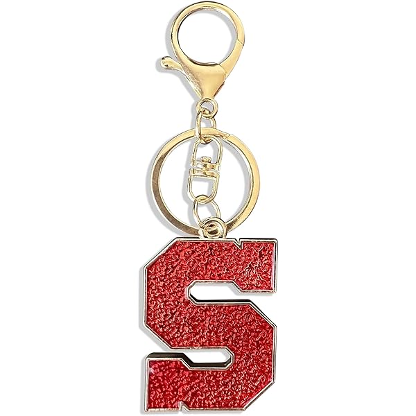 Amazon.com: RANXIZY Boho Acrylic English Letter Keychain for Men